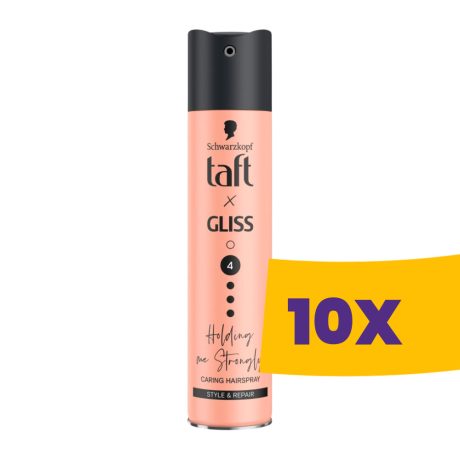 Taft x Gliss Ápoló hajlakk ultra erős 250ml (Karton - 10 db)