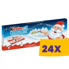   Kinder Chocolate karácsonyi tejcsokoládé 150g (Karton - 24 db)