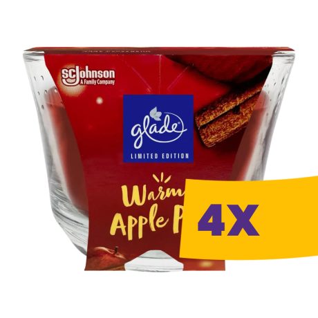 Glade illatgyertya - Warm Apple Pie 204g (Karton - 4 db)