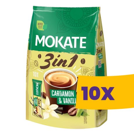 Mokate 3in1 instant kávé Kardamon-Vanilla 10x17g (Karton - 10 csomag)