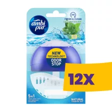   Ambi Pur WC illatosító gél Water & Mint 55ml (Karton - 12 db)