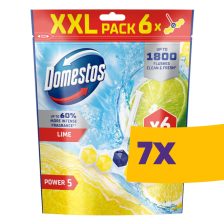   Domestos Power5 WC illatosító rúd Lime 6x50g (Karton - 7 csomag)