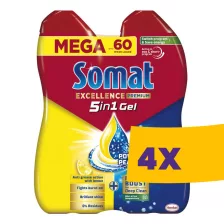   Somat Excellence mosogatógép gél Lemon 2x540ml (Karton - 4 csomag)