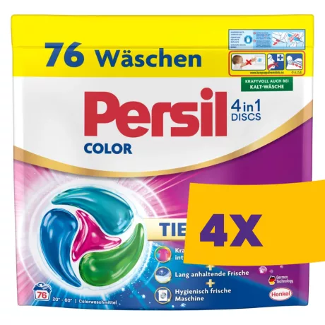 Persil Discs Color mosókapszula 76db (Karton - 4 csomag)