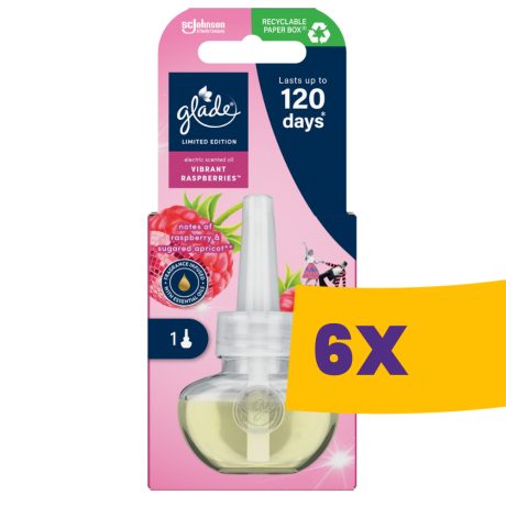 Glade elektromos légfrissítő utántöltő Vibrant Raspberry 20ml (Karton - 6 db)