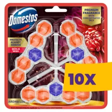   Domestos Aroma Lux WC-rúd Dahlia Wish 3x50g (Karton - 10 csomag)