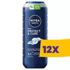  Nivea Men 3in1 férfi tusfürdő Protect & Care 500ml (Karton - 12 db)