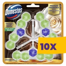   Domestos Aroma Lux WC-rúd White Rose Dream 3x50g (Karton - 10 csomag)