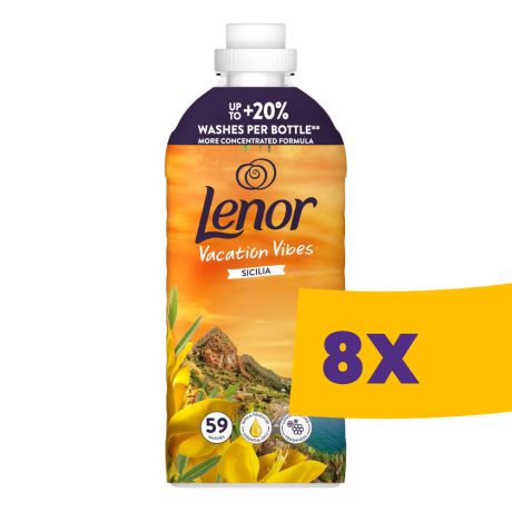 Lenor Vacation Vibes öblítő Sicilia - 59 mosás 1239ml (Karton - 8 db)