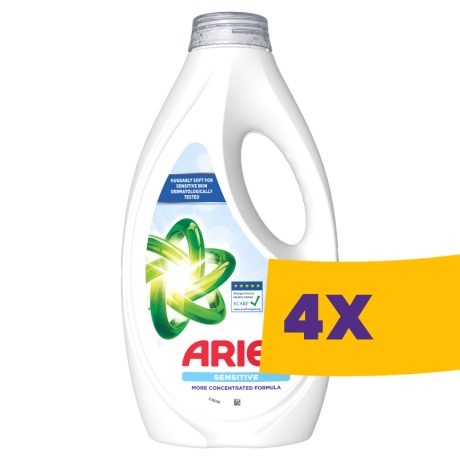 Ariel Sensitive folyékony mosószer univerzális - 25 mosás 1,125L (Karton - 4 db)