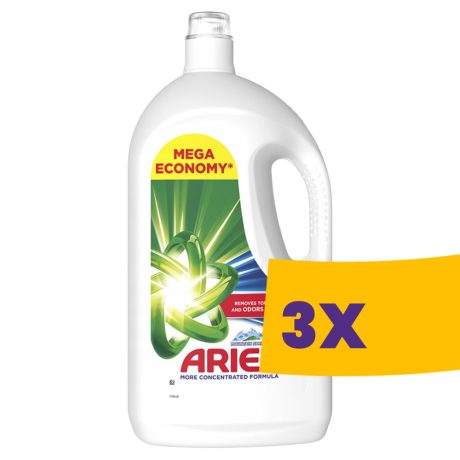 Ariel Mountain Spring folyékony mosószer fehér ruhákhoz - 86 mosás 3,87L (Karton - 3 db)