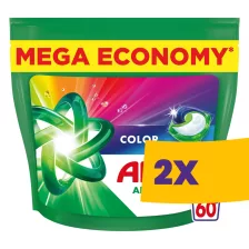   Ariel Allin1 Pods Color mosókapszula színes ruhákhoz 60db (Karton - 2 csomag)