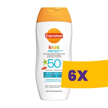 Carroten Kids Protect Plus naptej SPF50 200ml (Karton - 6 db)