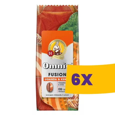 Omnia Fusion Uganda&Kenya szemes kávé 900g (Karton - 6 db)