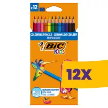 BIC Kids színesceruza készlet 12db (Karton - 12 csomag)