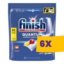   Finish Quantum All in 1 mosogatógép tabletta Lemon 55db (Karton - 6 csomag)