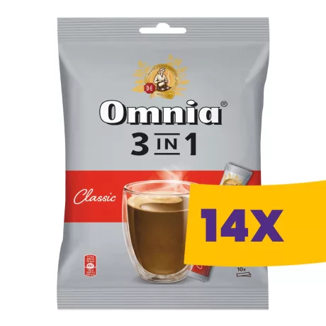 Omnia 3in1 instant kávé Classic 10x11,1g (Karton - 14 csomag)