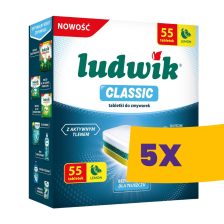   Ludwik Classic mosogatógép tabletta 55db (Karton - 5 csomag)