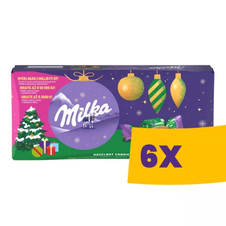 Milka Mogyorókrémes szaloncukor 255g (Karton - 6 db)