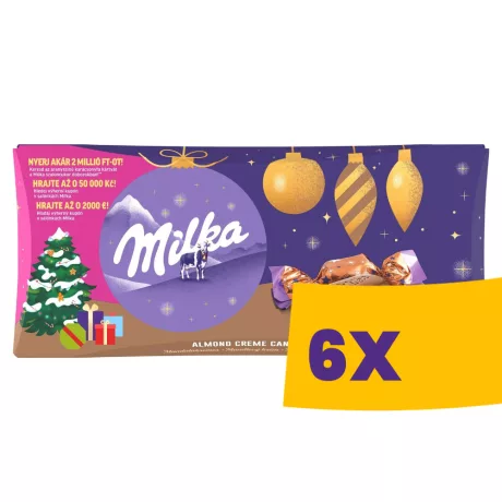 Milka Mandulakrémes szaloncukor 255g (Karton - 6 db)