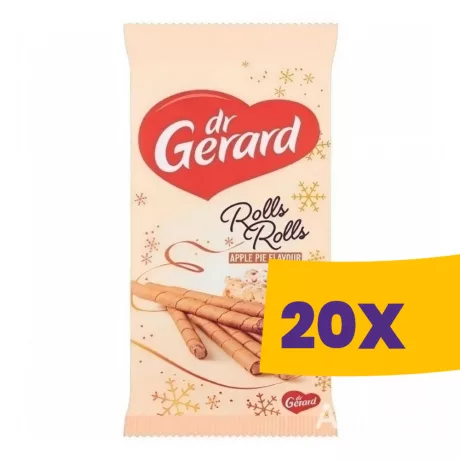Dr Gerard Rolls Rolls töltött ostyarúd almás pite ízű 144g (Karton - 20 db)