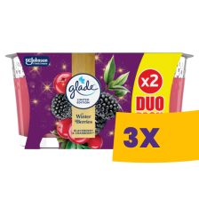 Glade illatgyertya - Winter Berries 2x112g (Karton - 3 db)