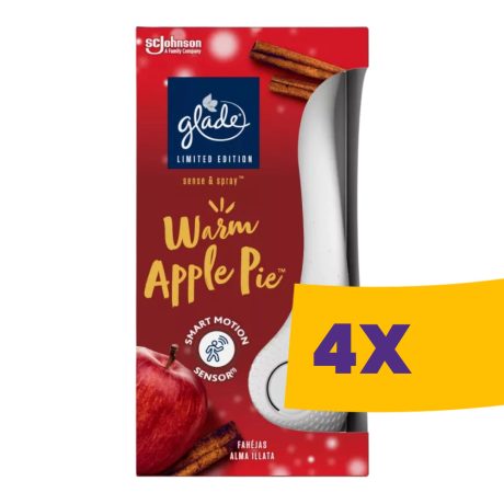 Glade Sense & Spray automata légfrissítő készülék Warm Apple Pie 18ml utántöltővel (Karton - 4 csomag)