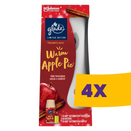 Glade automata légfrissítő készülék Warm Apple Pie 269ml utántöltővel (Karton - 4 csomag)