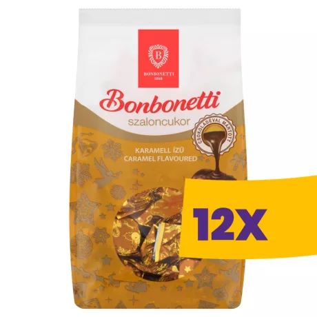 Bonbonetti Karamell ízű szaloncukor 280g (Karton - 12 db)