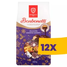   Bonbonetti Ét- és tejcsokoládés szaloncukor válogatás 280g (Karton - 12 db)