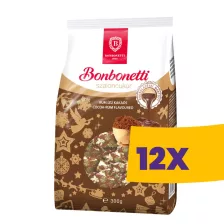   Bonbonetti Rum ízű kakaós szaloncukor 280g (Karton - 12 db)