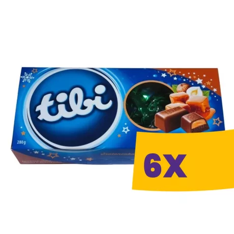 Tibi Mogyoró-karamellkrémes szaloncukor 280g (Karton - 6 db)