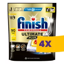   Finish Ultimate Plus Lemon mosogatógép tabletta 90db (Karton - 4 csomag)