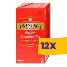   Twinings English Breakfast fekete tea 25 filter (Karton - 12 csomag)