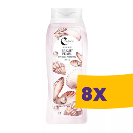 Charlotte Bright Pearl tusfürdő mandula proteinnel 500ml (Karton - 8 db)