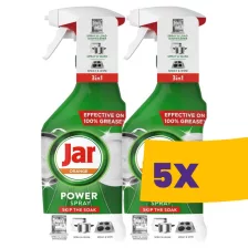   Jar Power Spray Duo erős zsíroldó mosogató- és tisztítószer Narancs 2x500ml (Karton - 5 csomag)