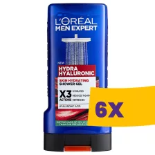   L'Oreal Paris Men Expert férfi tusfürdő Hydra Hyaluronic 300ml (Karton - 6 db)