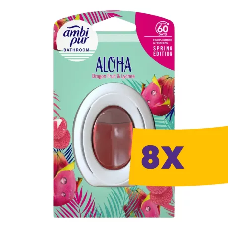 Ambi Pur fürdőszobai illatosító Aloha 8ml (Karton - 8 db)