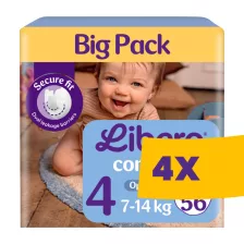  Libero Comfort 4 nadrágpelenka Big Pack 7-14kg 56db (Karton - 4 csomag)