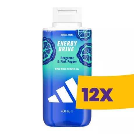 Adidas Vibes férfi tusfürdő Energy Drive 400ml (Karton - 12 db)