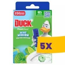   Duck Fresh Discs WC-öblítő korong Mint Mission 36ml (Karton - 5 db)