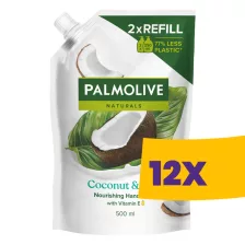   Palmolive folyékony szappan utántöltő Kókusz és Tej 500ml (Karton - 12 db)