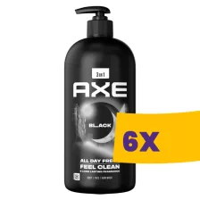 Axe pumpás tusfürdő Black 900ml (Karton - 6 db)