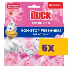   Duck Fresh Boost WC-öblítő rúd Pink Peony 3x16g (Karton - 5 csomag)