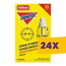   Chemotox elektromos szúnyogirtó utántöltő Illatmentes 27ml (Karton - 24 db)