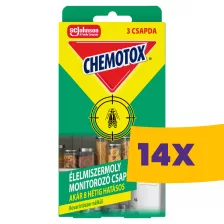 Chemotox élelmiszermoly csapda 3db (Karton - 14 csomag)