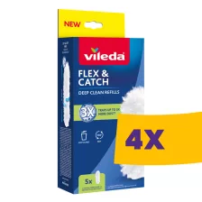   Vileda Flex&Catch poroló szett utántöltő 5db (Karton - 4 csomag)