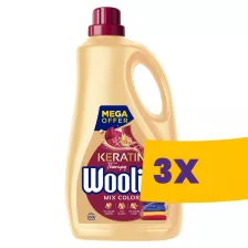   Woolite Keratin Therapy folyékony mosószer színes ruhákhoz - 60 mosás 3,6L (Karton - 3 db)