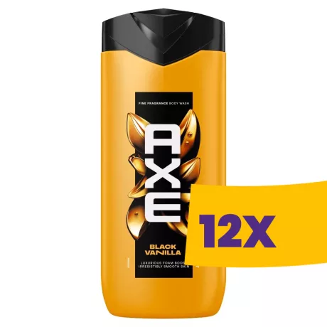 Axe Fine Fragrance tusfürdő Black Vanilla 400ml (Karton - 12 db)