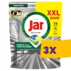 Jar Platinum All in One mosogatógép tabletta Lemon 73db (Karton - 3 csomag)